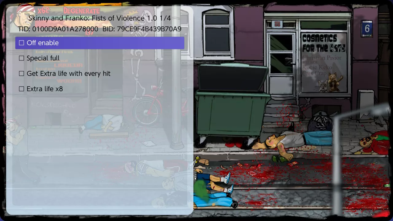 picture[2]-Skinny and Franko: Fists of Violence Switch v1.0 Cheat Codes-PANDA
