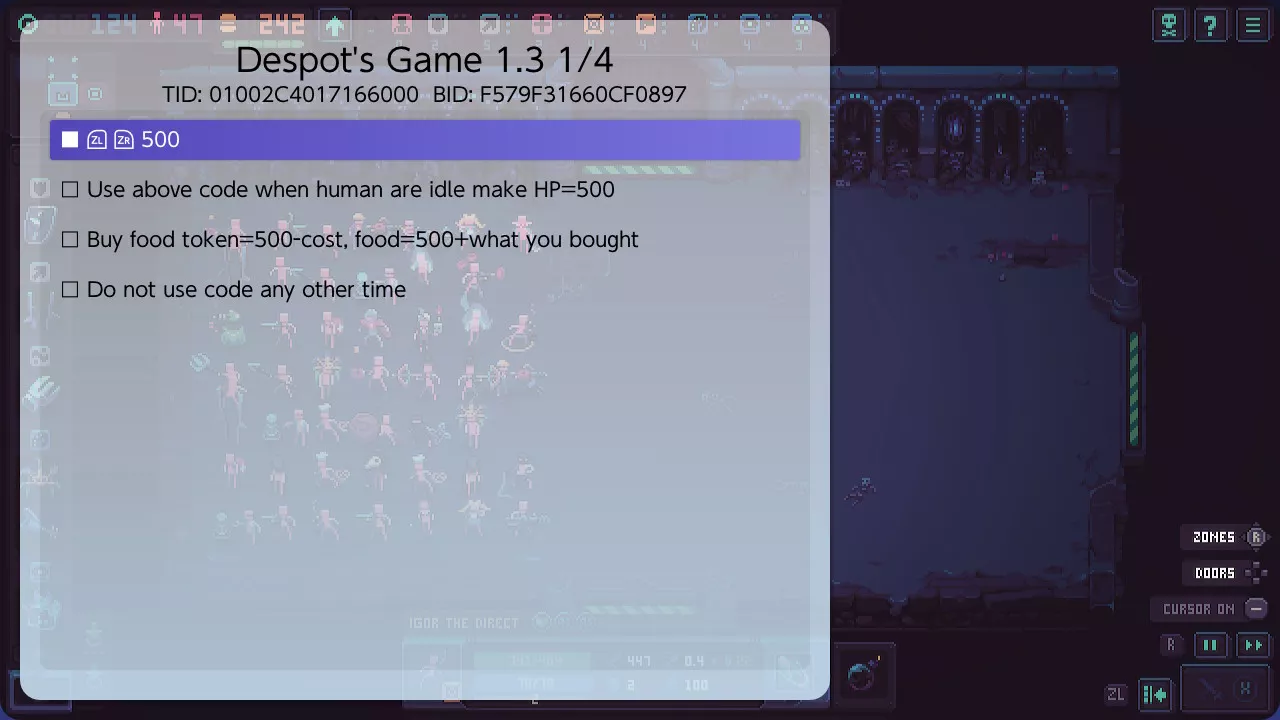 picture[2]-Despot’s Game Switch v1.3 Cheat Codes-PANDA