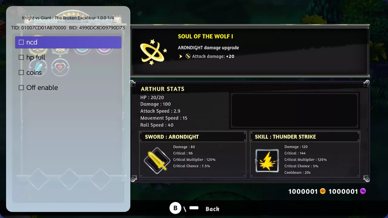 picture[2]-Knight vs Giant : The Broken Excalibur Switch v1.0.0 Cheat Codes-PANDA