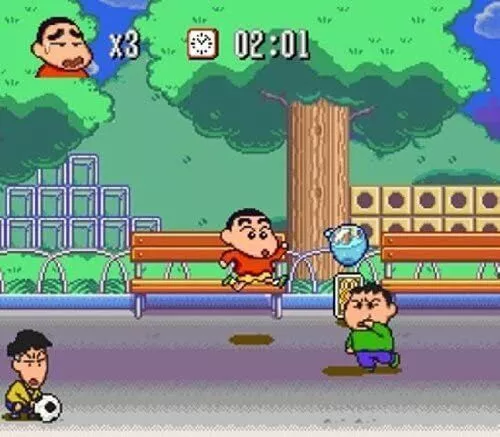 picture[2]-Crayon Shin chan Arashi o Yobu Kasukabe Eiga Stars 3DS ROM-PANDA