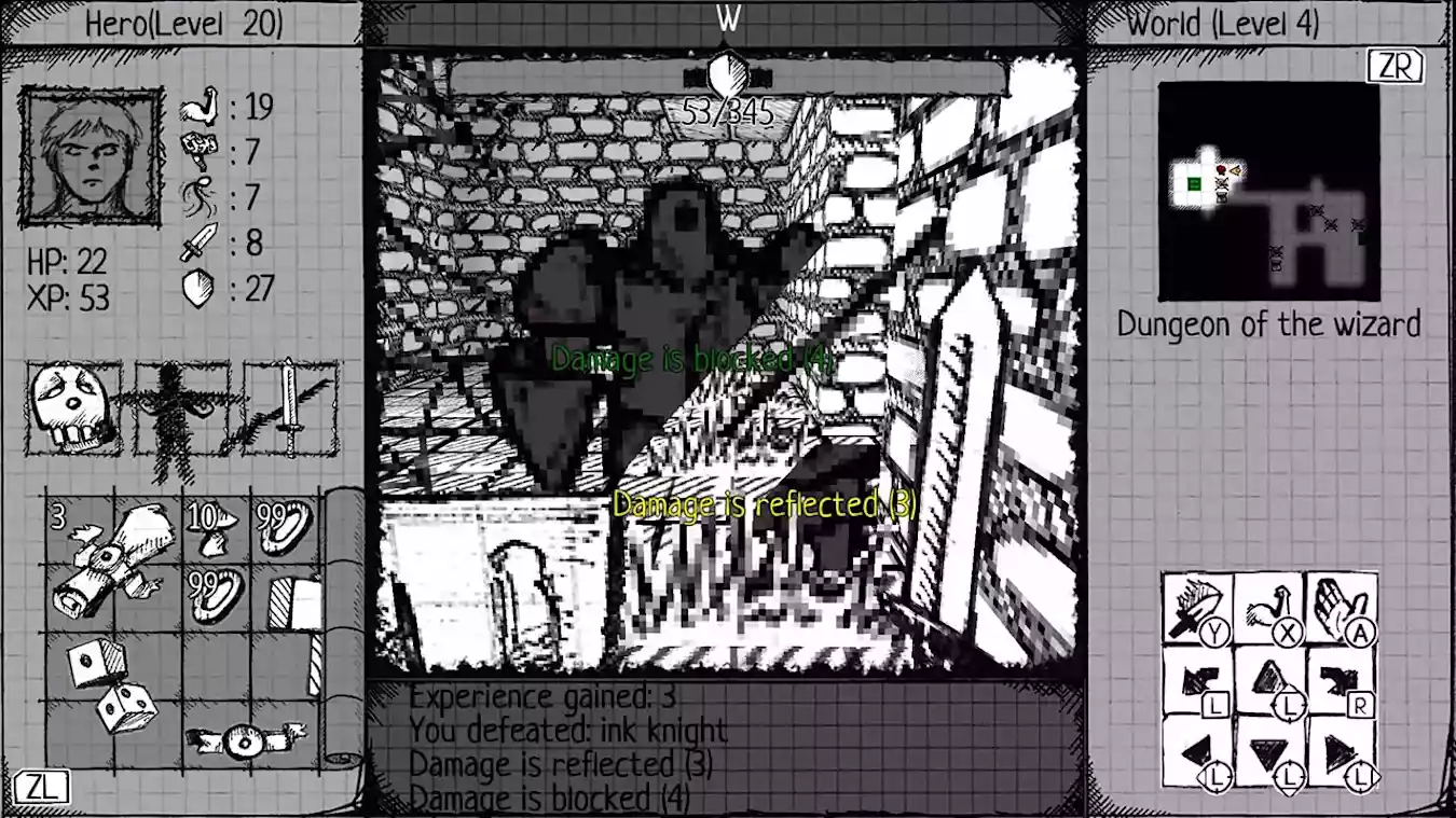 picture[2]-Download Drawngeon: Dungeons of Ink… Switch NSP XCI ROM-PANDA