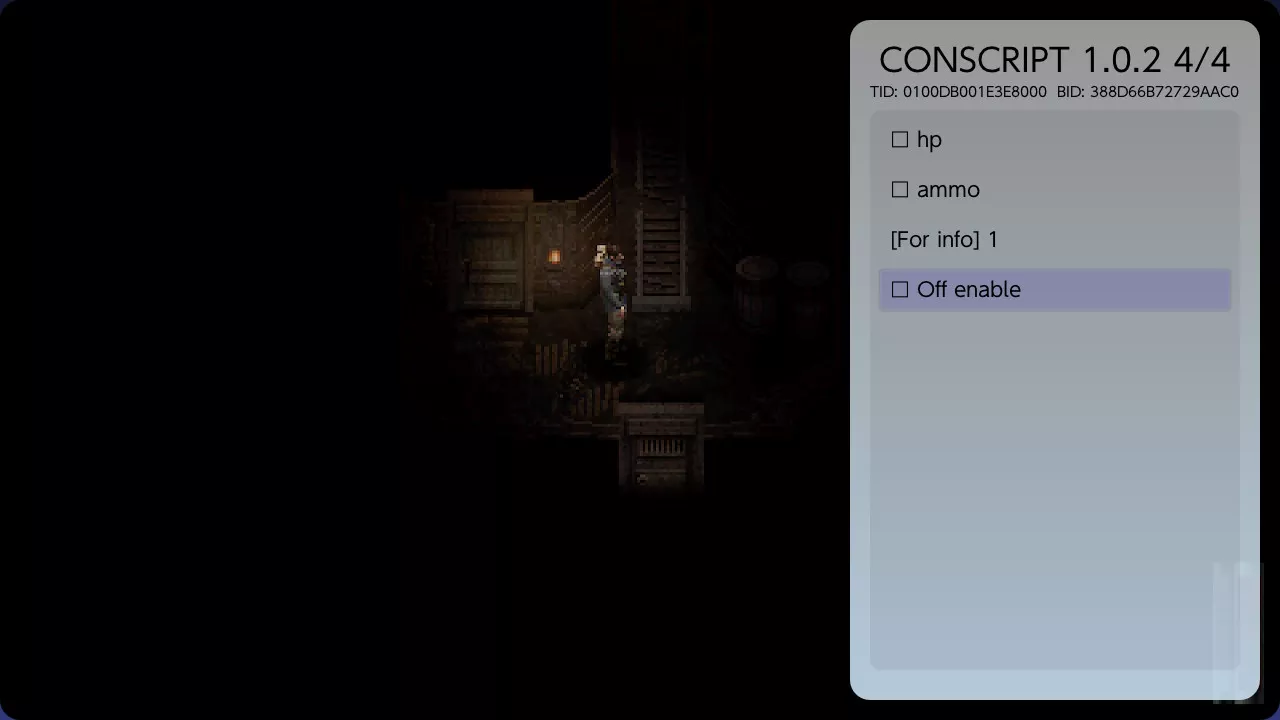 picture[2]-CONSCRIPT Switch v1.0.2 Cheat Codes-PANDA