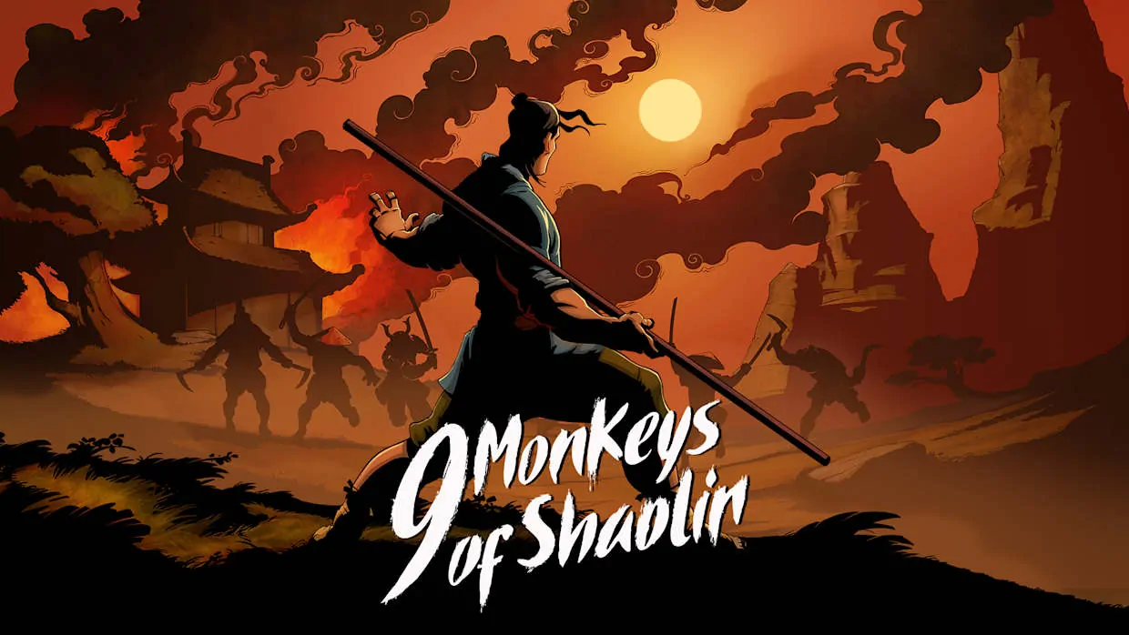 9 Monkeys of Shaolin official Nintendo Switch banner