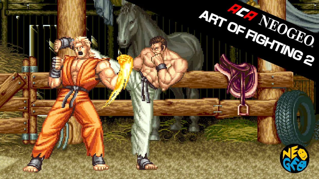 ACA NEOGEO ART OF FIGHTING 2 official Nintendo Switch banner