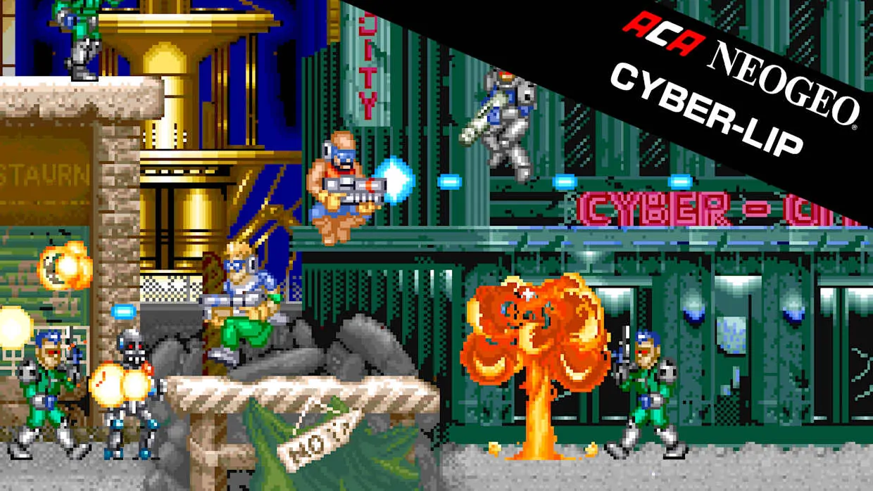ACA NEOGEO CYBER LIP official Nintendo Switch banner