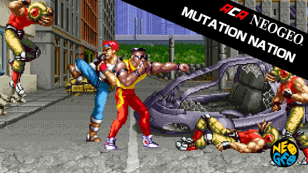 ACA NEOGEO MUTATION NATION official Nintendo Switch banner