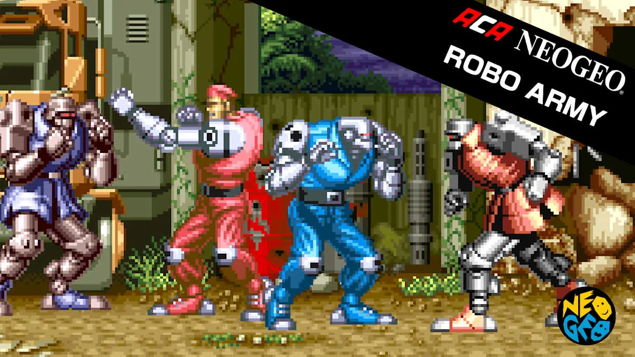 ACA NEOGEO ROBO ARMY official Nintendo Switch banner