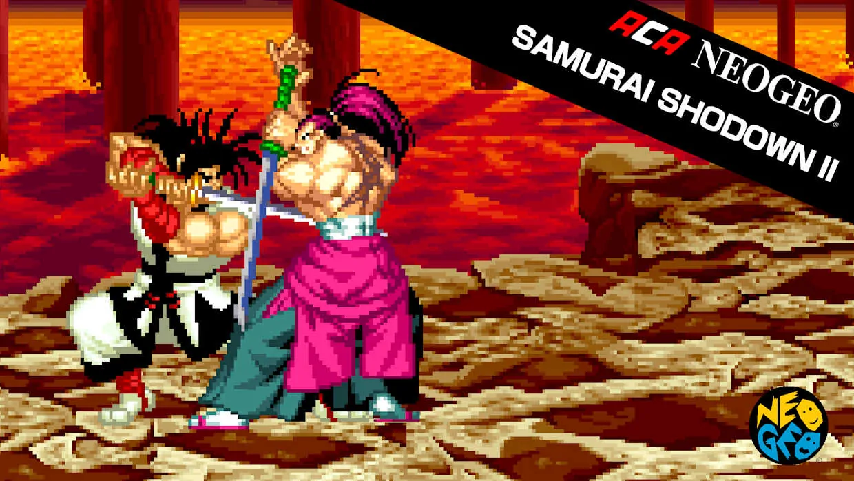 ACA NEOGEO SAMURAI SHODOWN II official Nintendo Switch banner