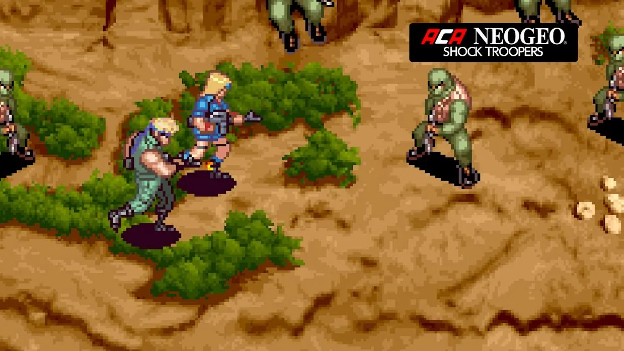 ACA NEOGEO SHOCK TROOPERS official Nintendo Switch banner