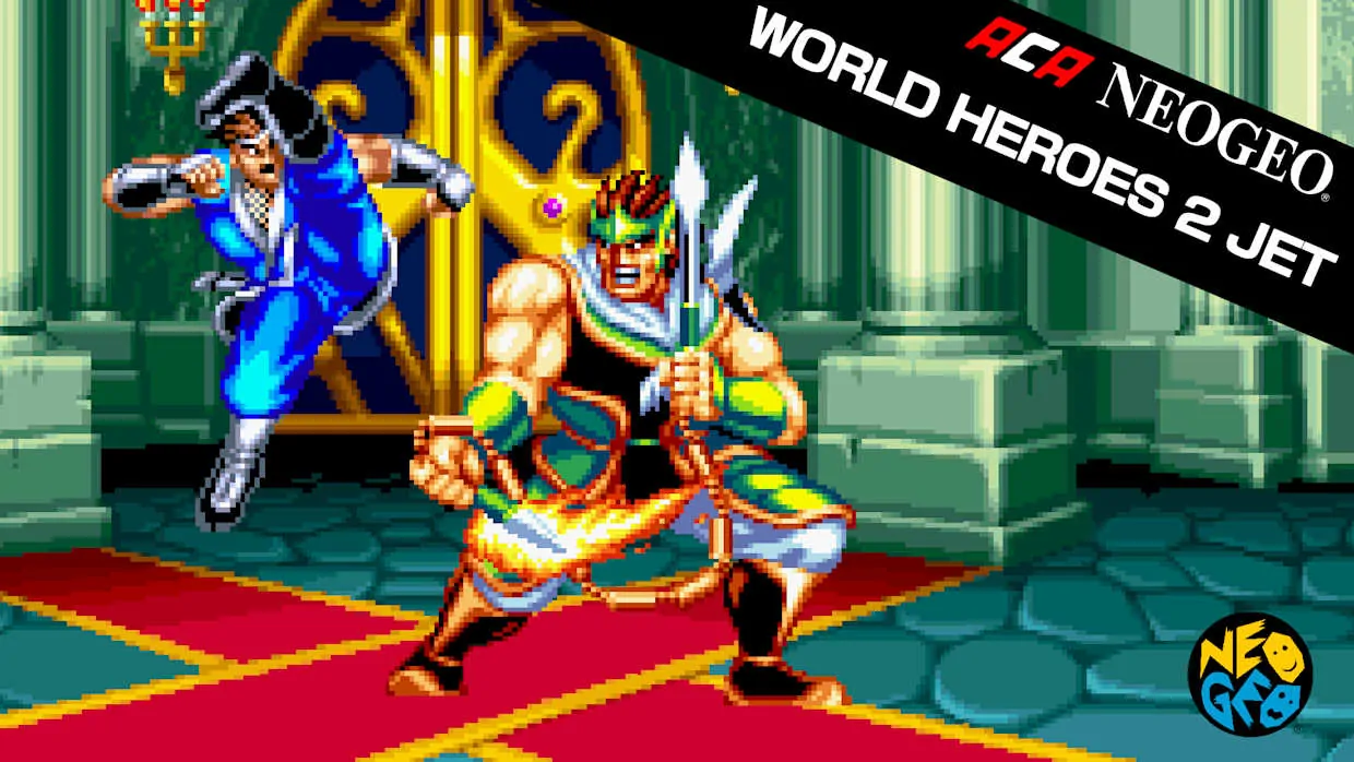 ACA NEOGEO World Heroes 2 Jet official Nintendo Switch banner