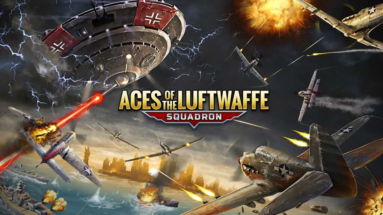 Aces Of The Luftwaffe Squadron official Nintendo Switch banner