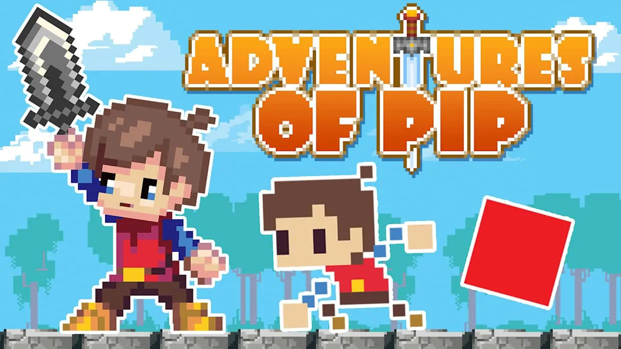 Adventures of Pip official Nintendo Switch banner