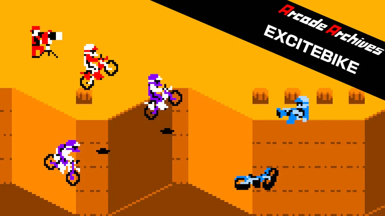 Arcade Archives EXCITEBIKE official Nintendo Switch banner