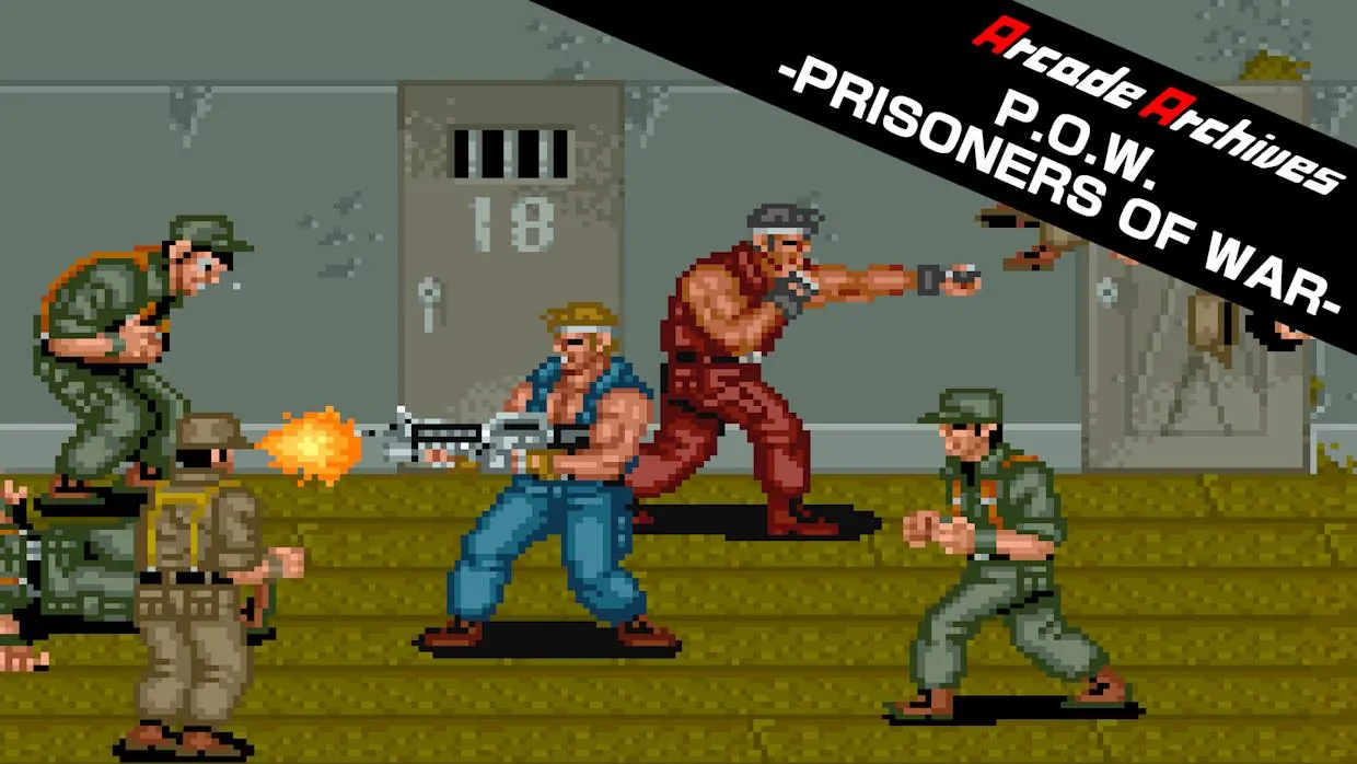 Arcade Archives P.O.W. -PRISONERS OF WAR official Nintendo Switch banner