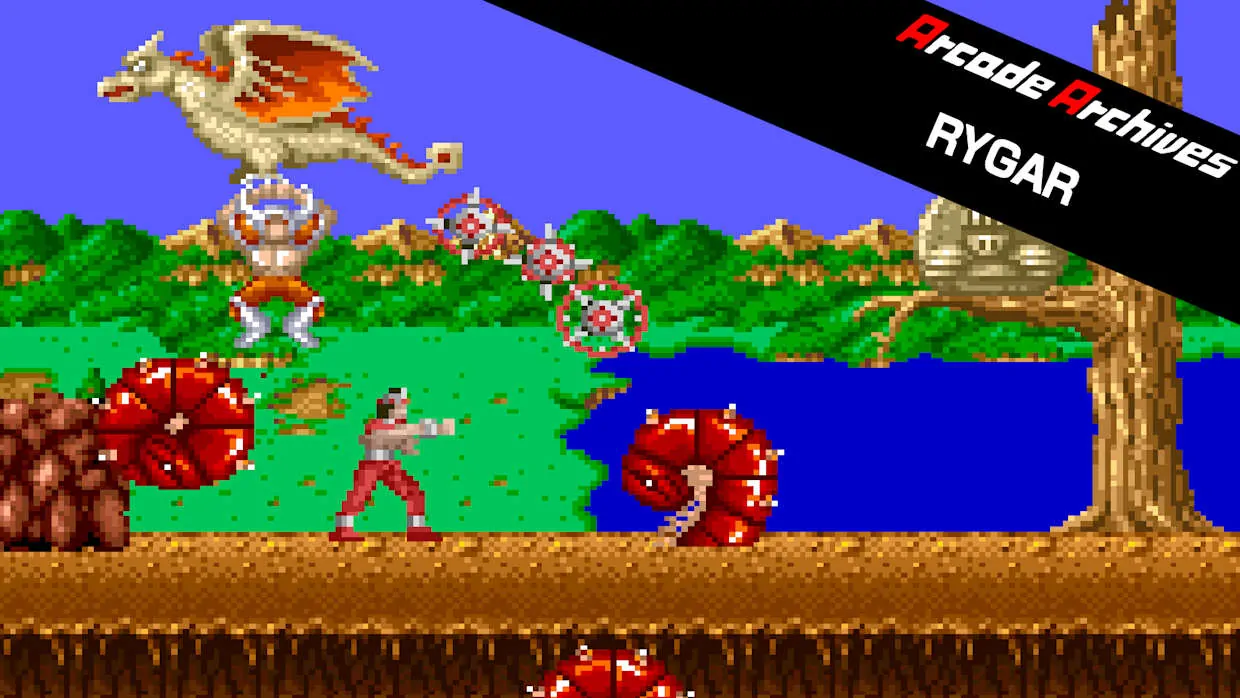 Arcade Archives RYGAR official Nintendo Switch banner