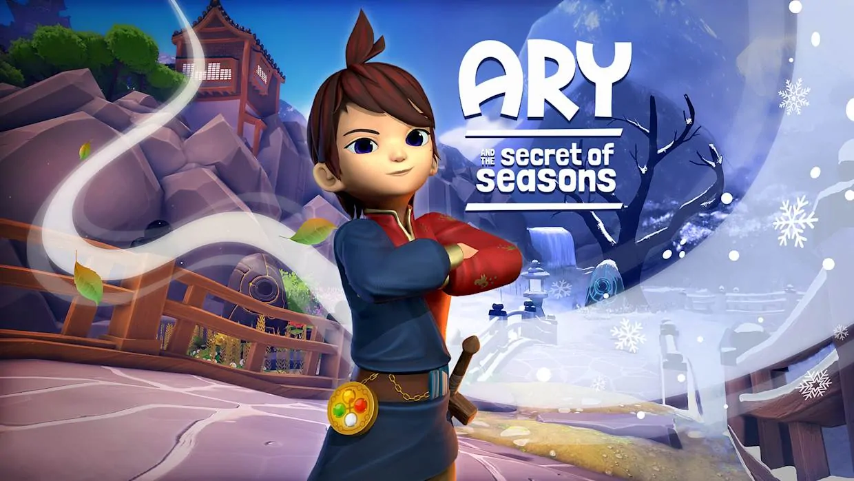 Ary and the secret of seasons official Nintendo Switch banner