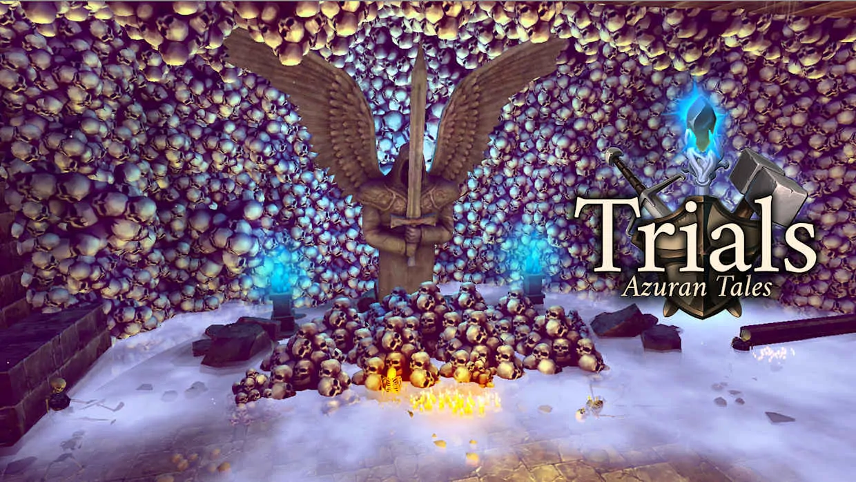 Azuran Tales TRIALS official Nintendo Switch banner