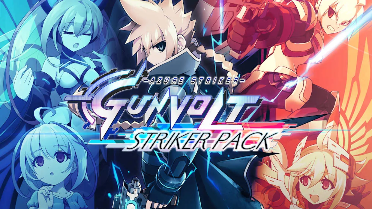 Azure Striker GUNVOLT STRIKER PACK official Nintendo Switch banner