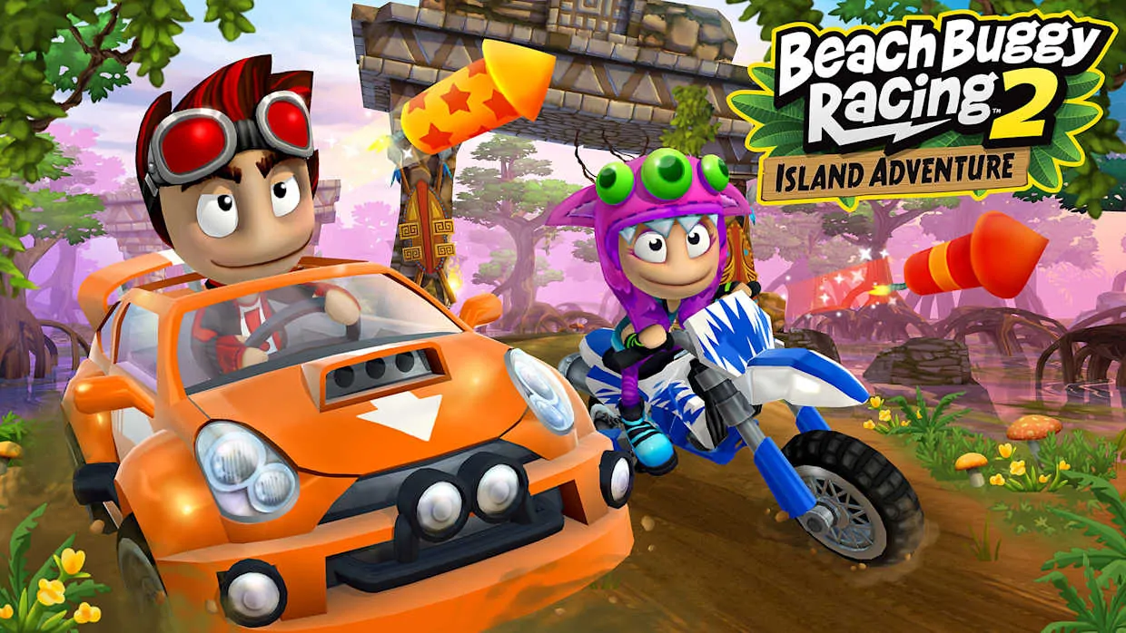 Beach Buggy Racing 2 Island Adventure official Nintendo Switch banner