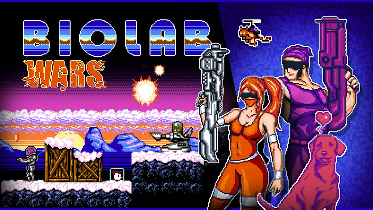 Biolab Wars official Nintendo Switch banner