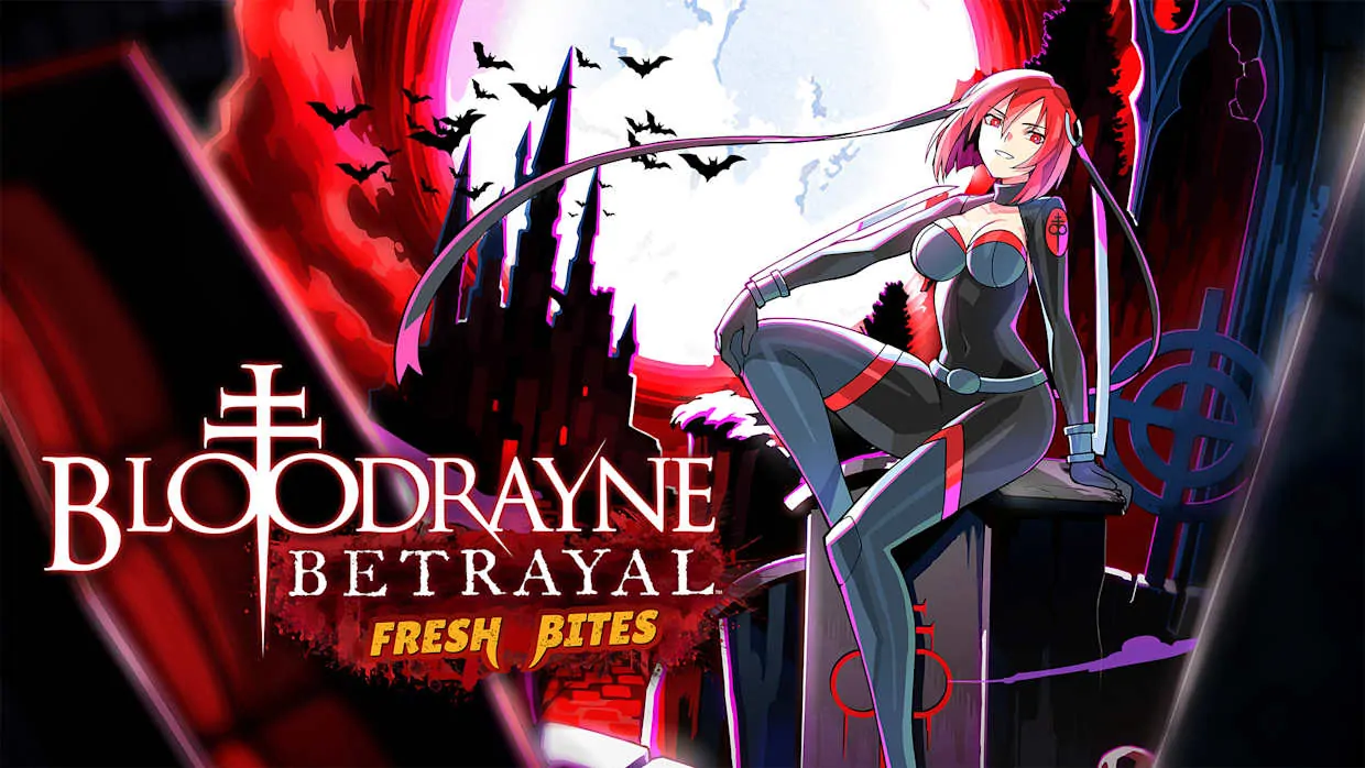 BloodRayne Betrayal Fresh Bites official Nintendo Switch banner