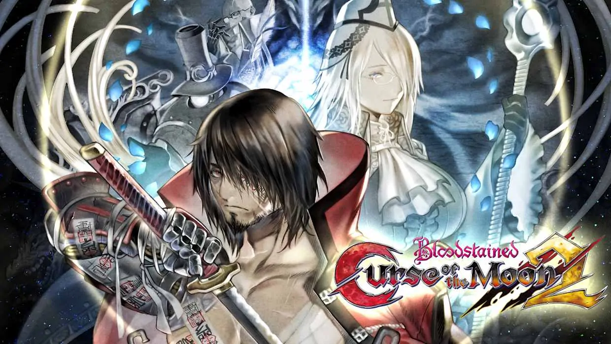 Bloodstained Curse of the Moon 2 official Nintendo Switch banner