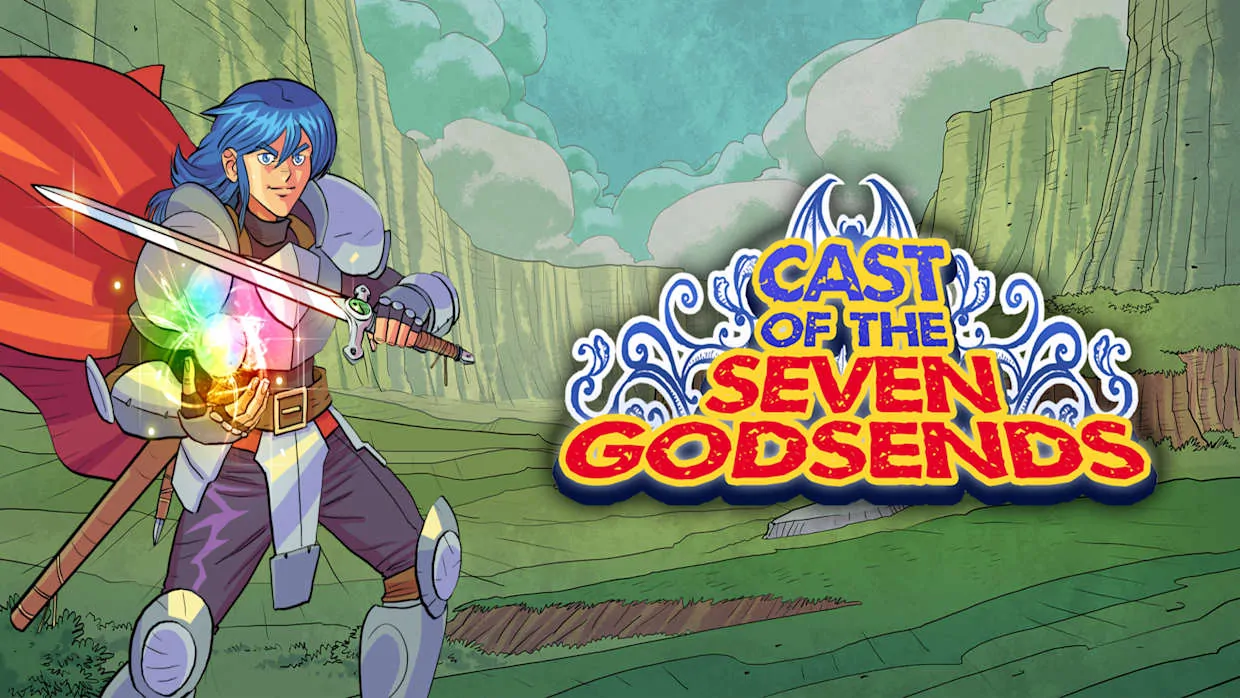 Cast of the Seven Godsends official Nintendo Switch banner