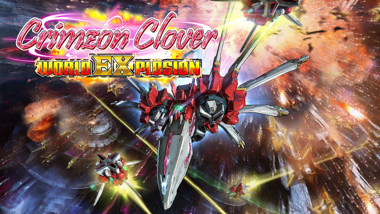 Crimzon Clover World Explosion official Nintendo Switch banner
