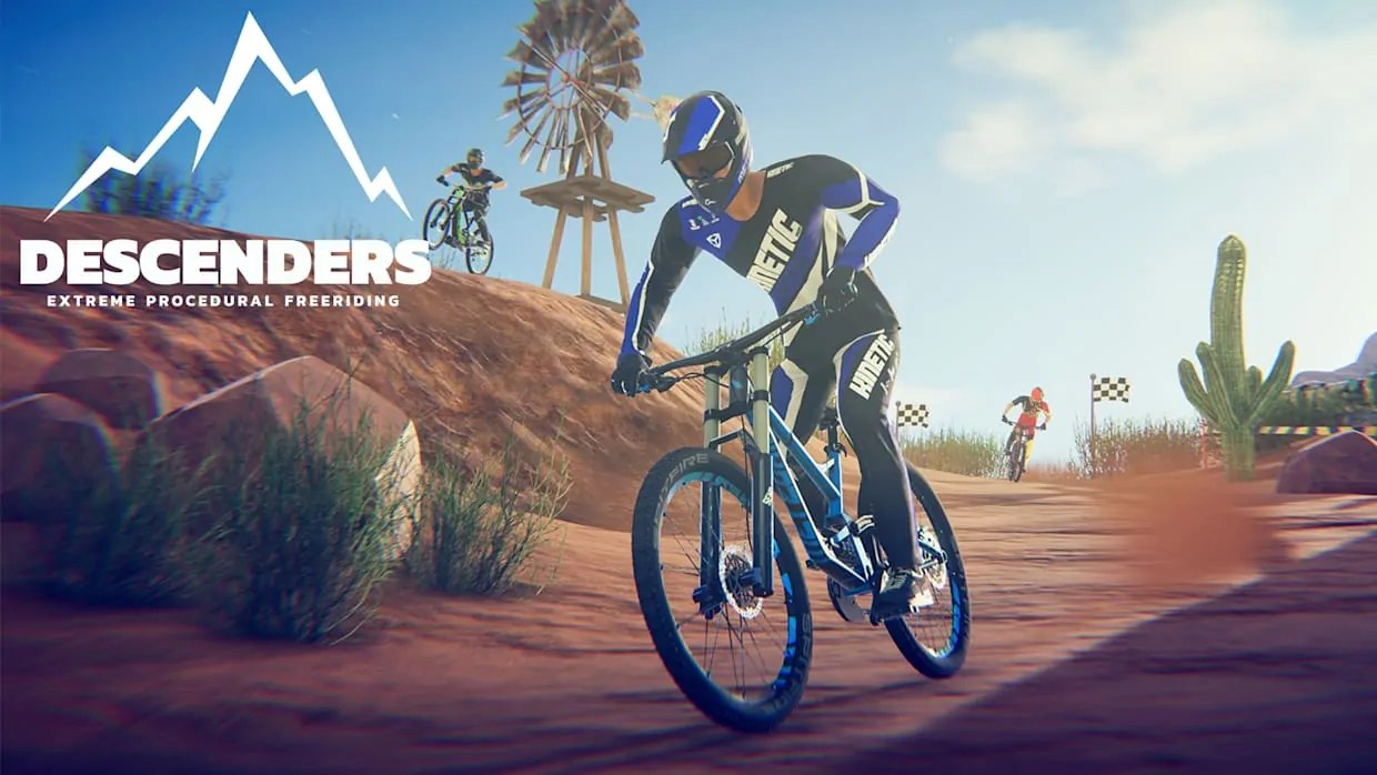 Descenders official Nintendo Switch banner