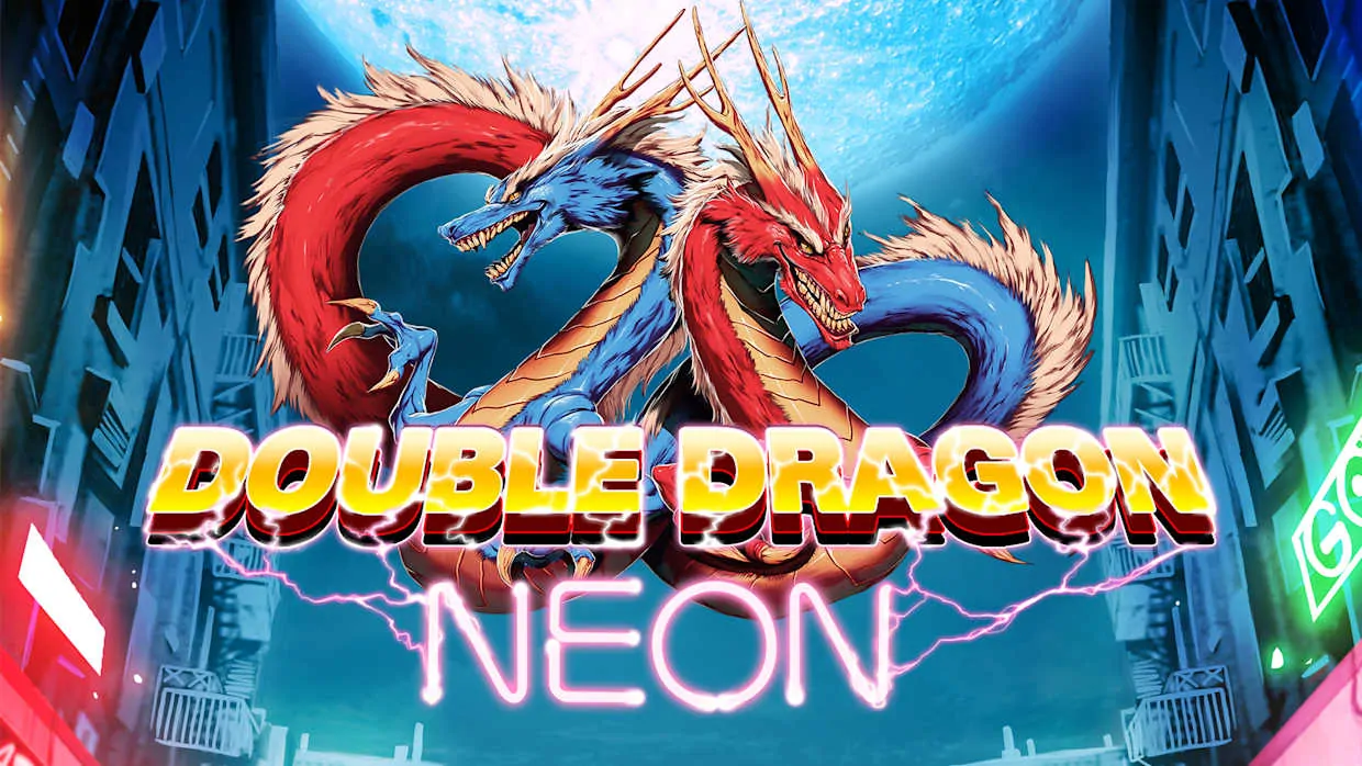 Double Dragon Neon official Nintendo Switch banner