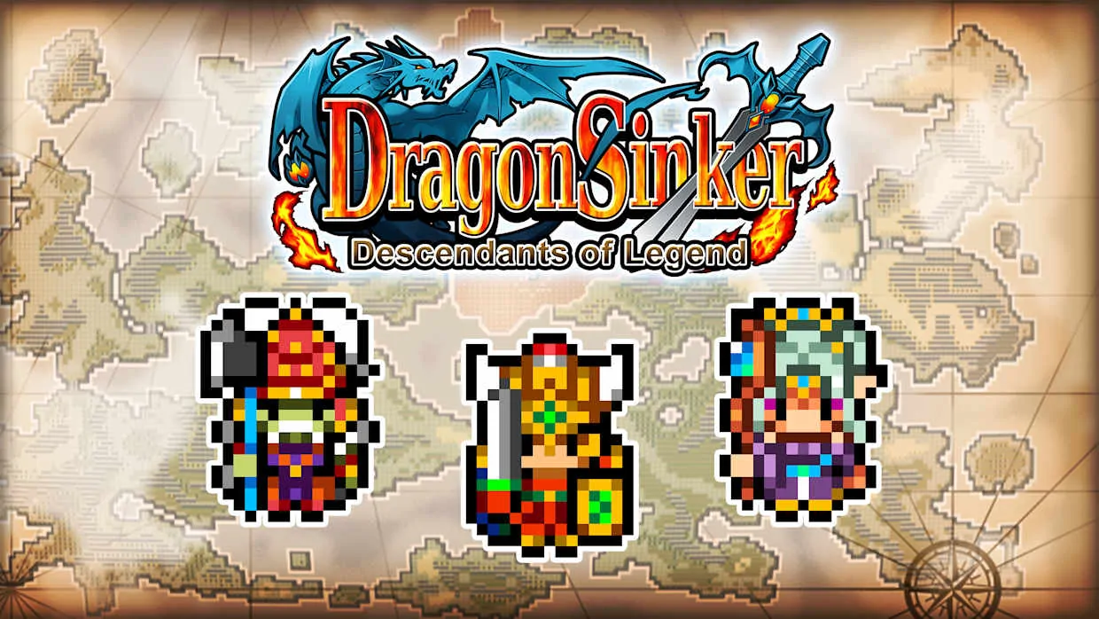 Dragon Sinker official Nintendo Switch banner