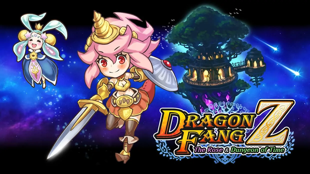 DragonFangZ - The Rose & Dungeon of Time official Nintendo Switch banner