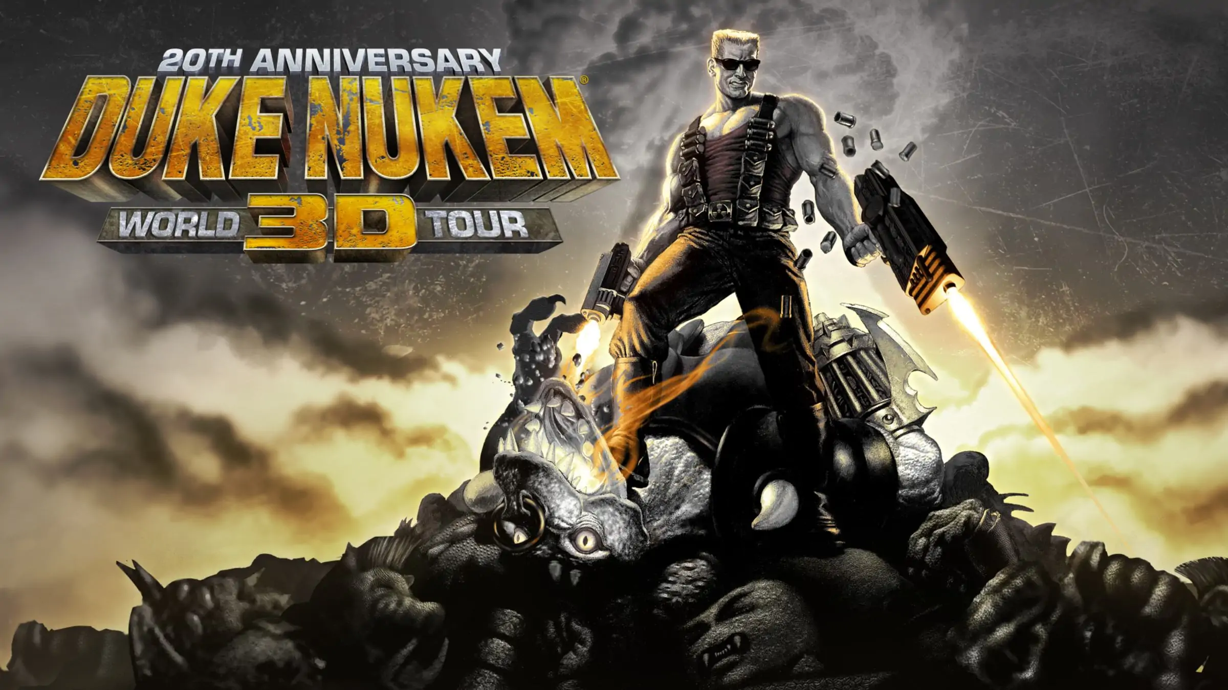 Duke Nukem 3D 20th Anniversary World Tour official Nintendo Switch banner