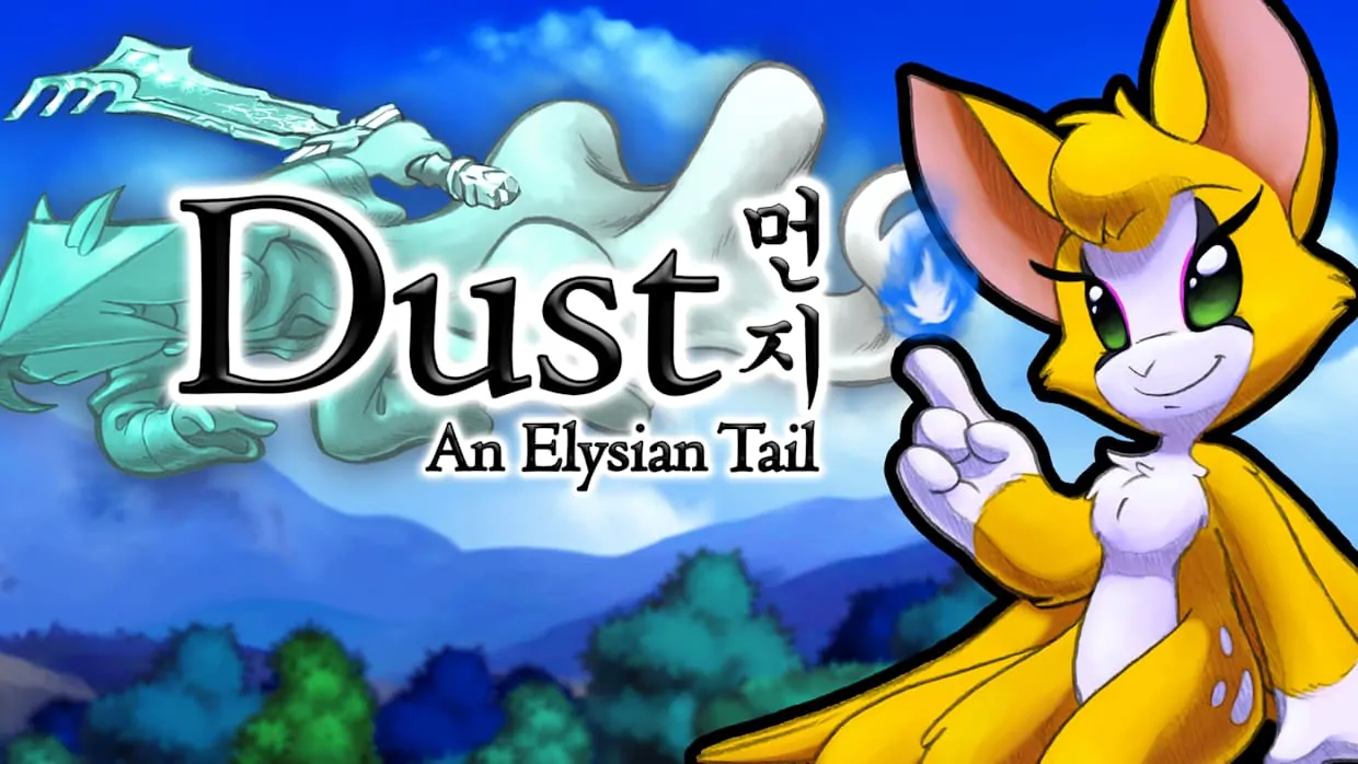 Dust An Elysian Tail official Nintendo Switch banner