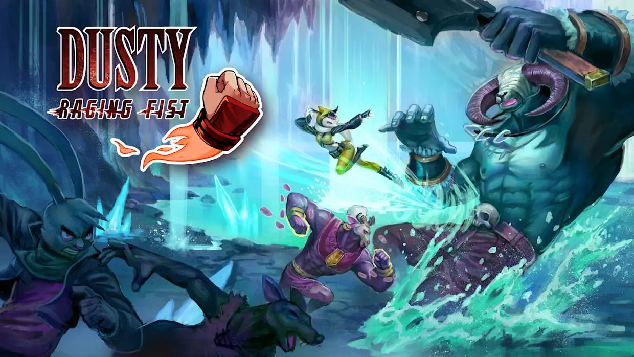 Dusty Raging Fist official Nintendo Switch banner