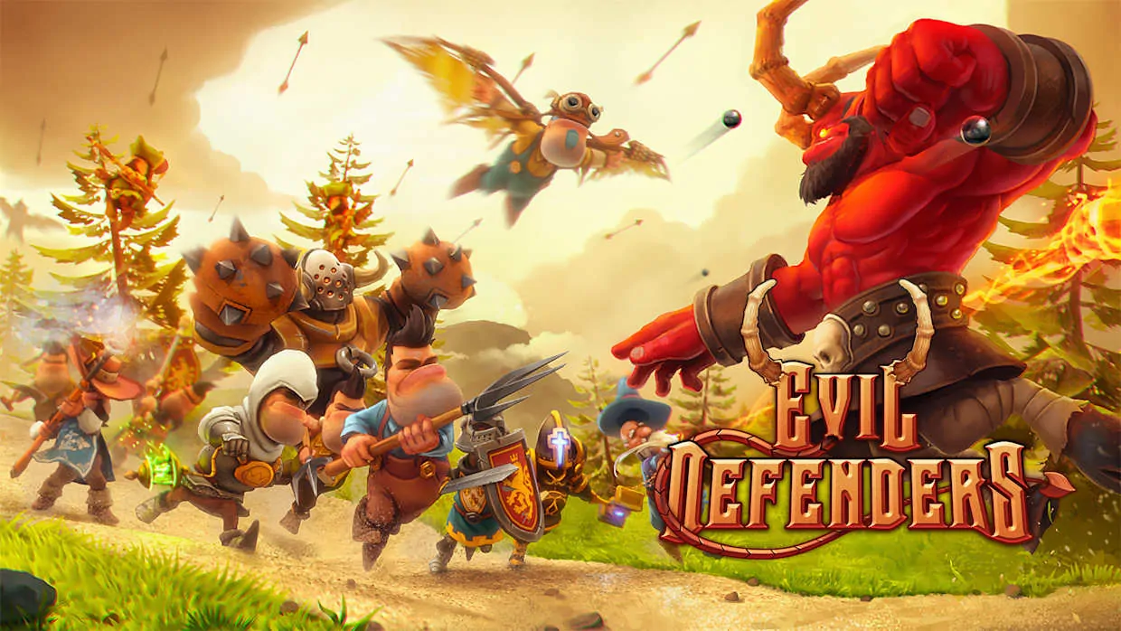 Evil Defenders official Nintendo Switch banner