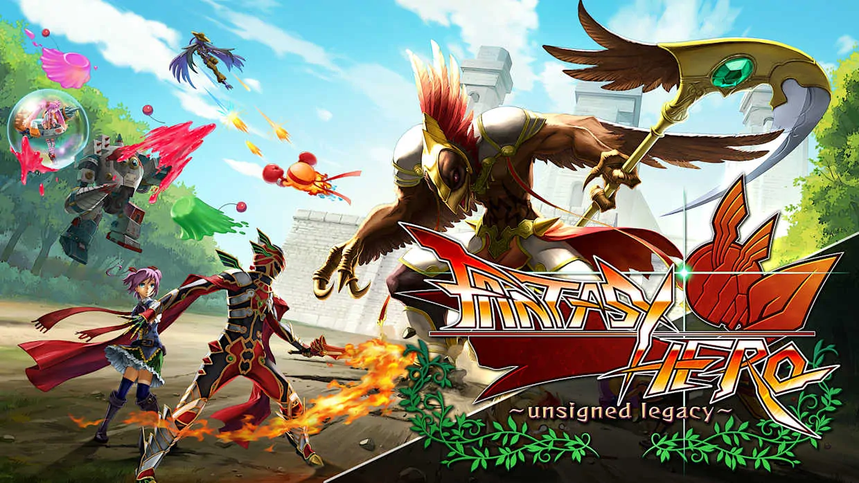 FANTASY HERO unsigned legacy official Nintendo Switch banner