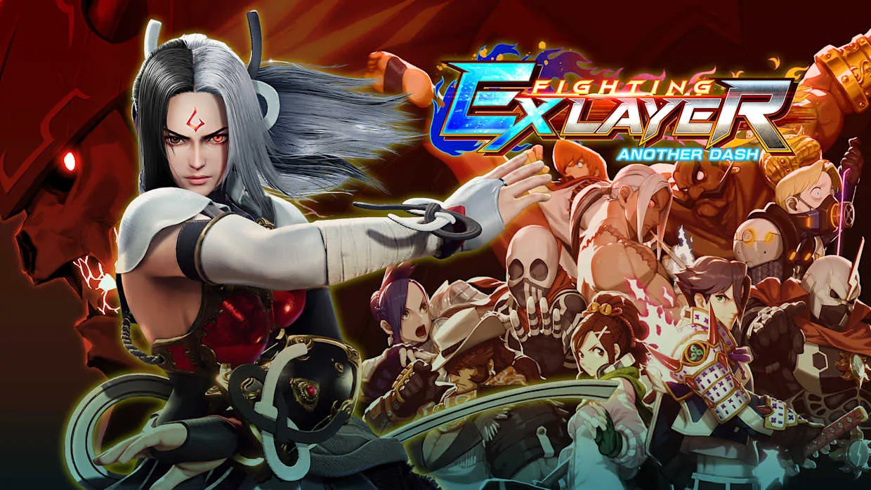 FIGHTING EX LAYER ANOTHER DASH official Nintendo Switch banner