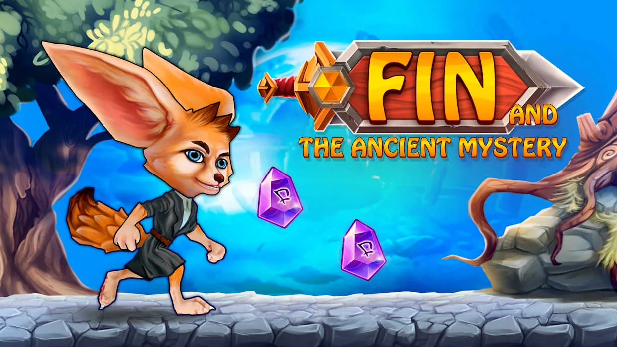 Fin and the Ancient Mystery official Nintendo Switch banner