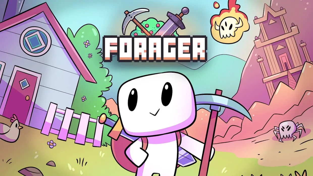 Forager official Nintendo Switch banner