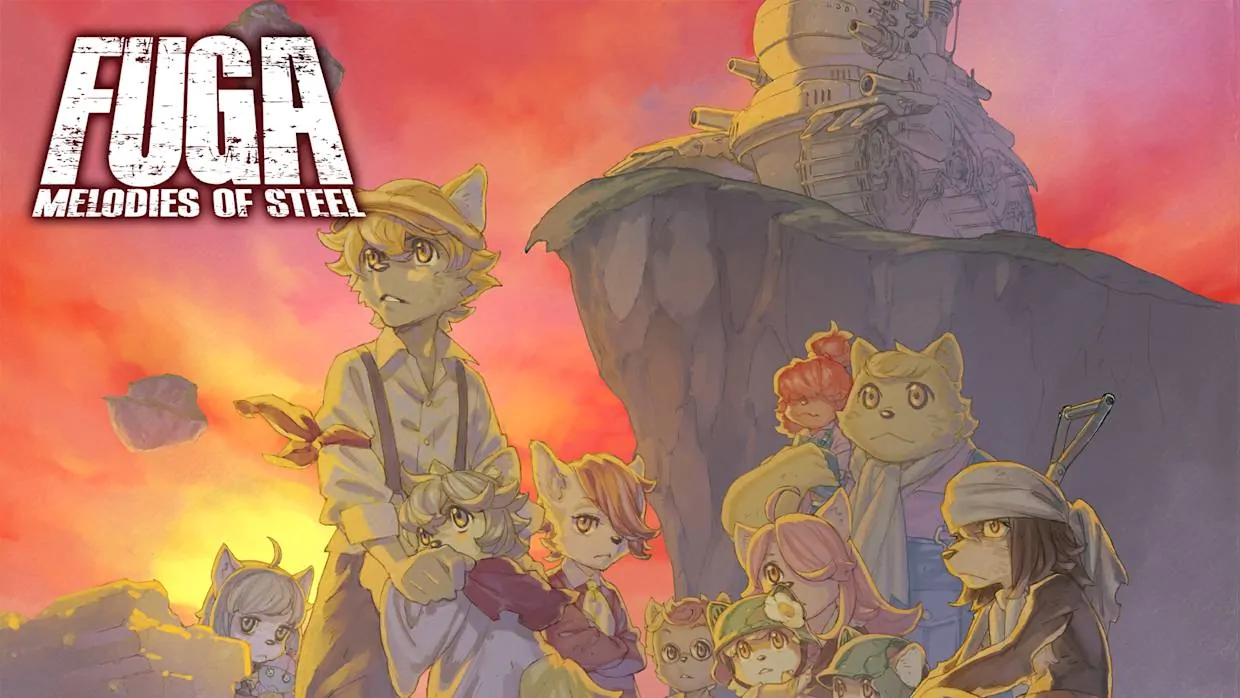 Fuga, Melodies of Steel official Nintendo Switch banner