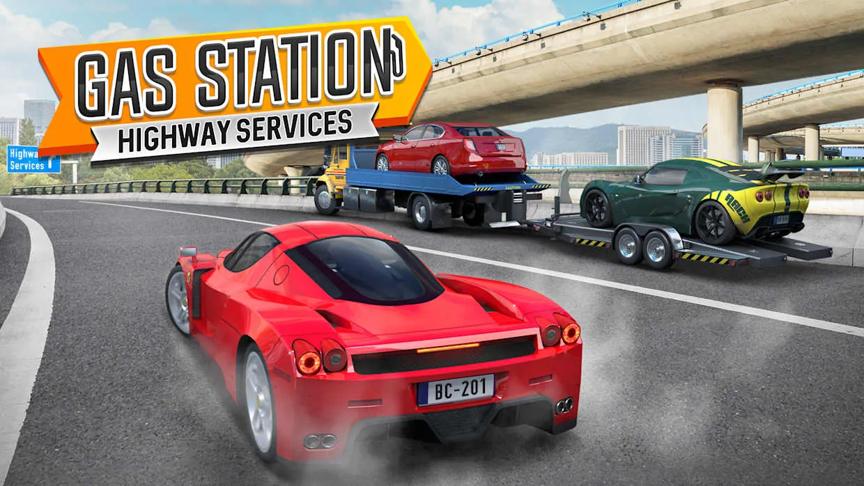Gas Station Highway Services official Nintendo Switch banner
