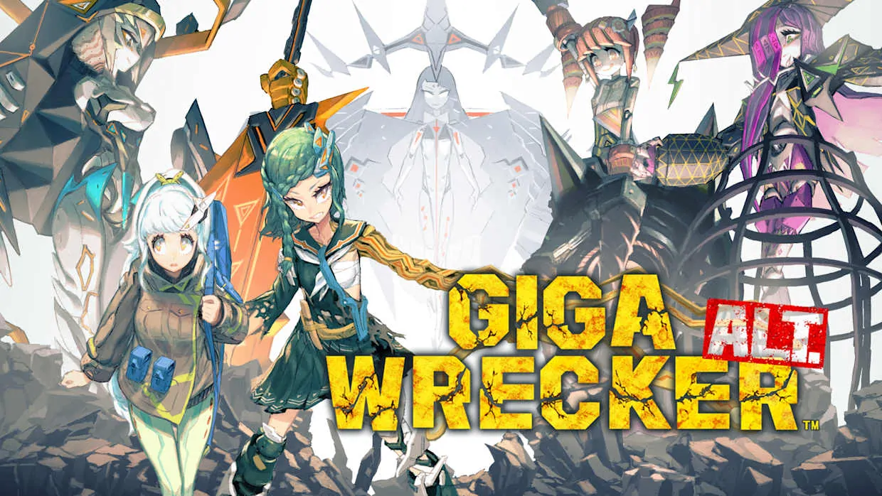 GIGA WRECKER ALT official Nintendo Switch banner