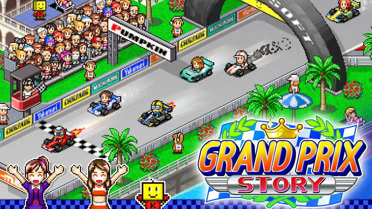 Grand Prix Story official Nintendo Switch banner