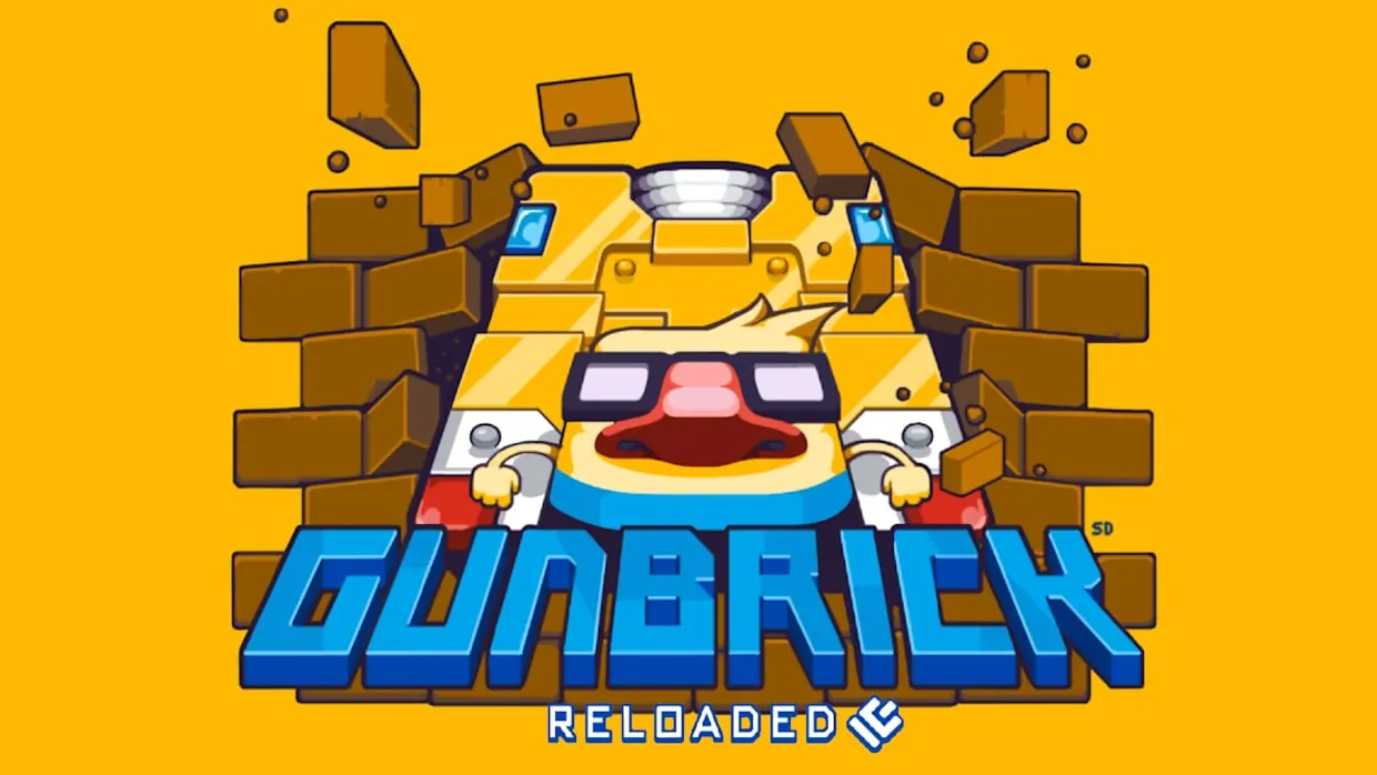 Gunbrick Reloaded official Nintendo Switch banner