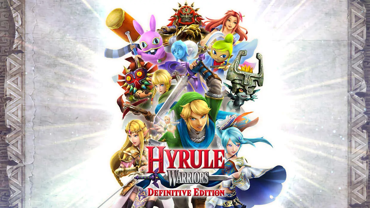 Hyrule warriors definitive edition official Nintendo Switch banner