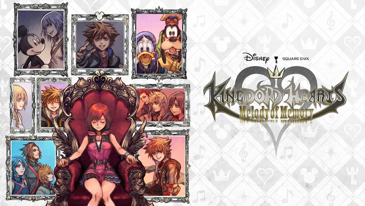 Kingdom Hearts Melody of Memory official Nintendo Switch banner