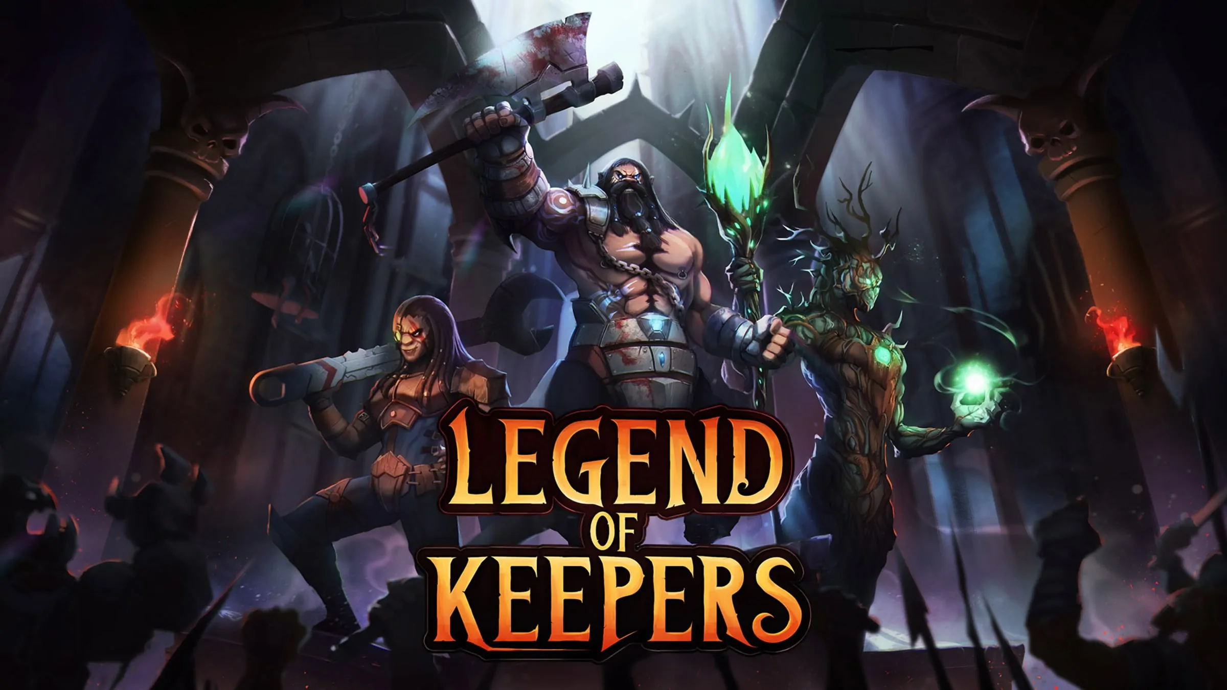 Legend of Keepers Career of a Dungeon Manager official Nintendo Switch banner
