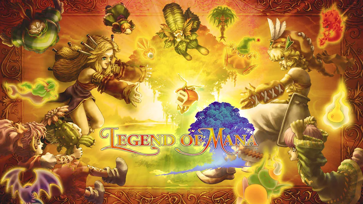 LEGEND OF MANA official Nintendo Switch banner