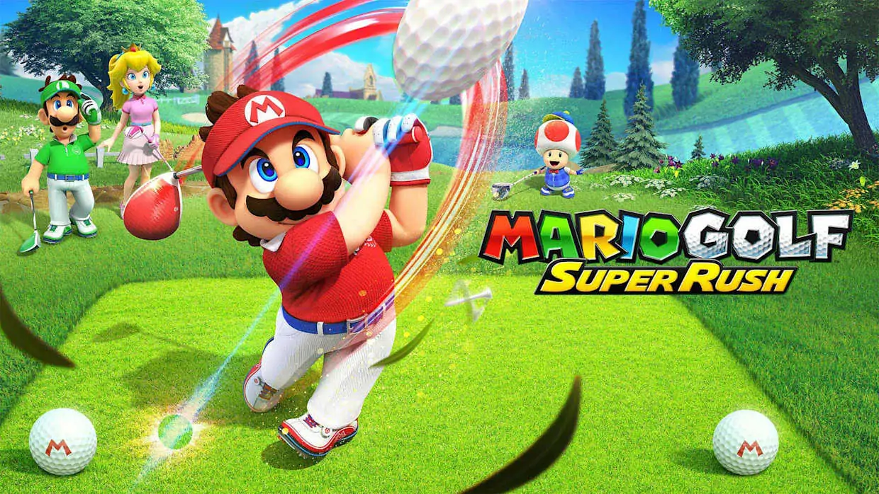 Mario Golf Super Rush official Nintendo Switch banner